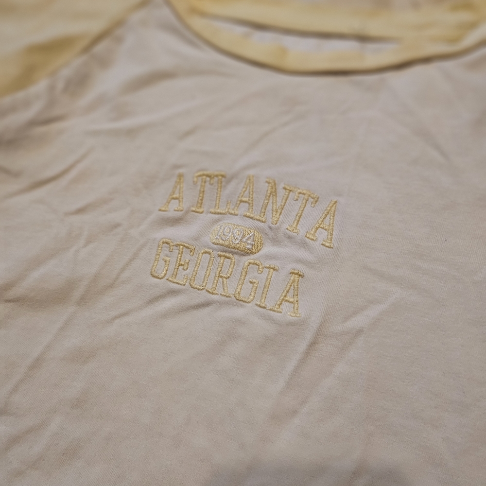 Primark Cream and Yellow Atlanta Tee